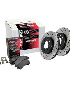 StopTech Street Axle Pack Drilled and Slotted Front Lexus IS250 Front 2014 2.5L V6- 938.44084