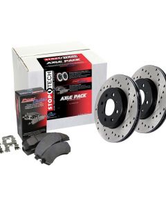 StopTech Street Axle Pack Drilled Front Lexus IS250 Front 2014-2015 2.5L V6- 939.44084