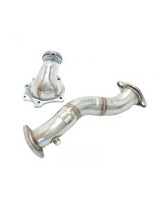 MXP Stainless Pre-Cat Downpipe with O2 Housing Mitsubishi EVO 10 08-14