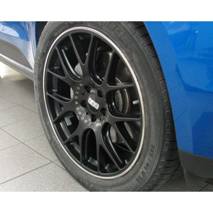 BBS CHR Wheels Satin Black, Polished Rim Protector 19x8 +40 5x120