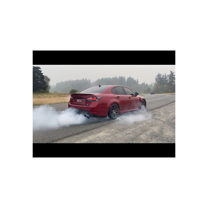 TOM'S Racing Barrel Stainless with Titanium Tips Axleback Exhaust