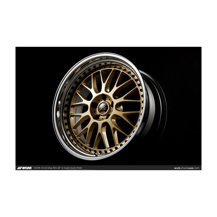 WORK Wheels VS-XX 20X10.5 +40 Rdisk 5X114.3 3P Step Rim Platinum