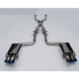 Invidia 14+ Lexus RCF Q300H w/ Rolled Titanium Tips Cat-Back Exhaust - HS14LRF3TH