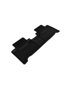 3D MAXpider 2015-2020 Lexus NX/NX Hybrid Kagu 2nd Row Floormats - Black - L1LX05121509