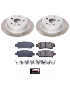 Power Stop 95-99 Toyota Avalon Rear Semi-Coated Rotor Kit - SC5103