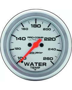 Ultra-Lite AutoMeter Water Temp Gauge 2 5/8 260°F