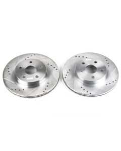 Power Stop 96-00 Toyota RAV4 Front Evolution Drilled & Slotted Rotors - Pair - JBR793XPR