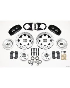 Wilwood Dynapro 6 Front Hub Kit 12.19in Drilled 37-48 Ford Psgr. Car Spindle - 140-10739-D