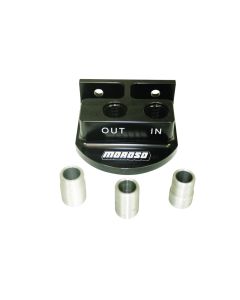 Moroso Remote Spin On Oil Filter Mount - 13/16in & 3/4in & 22mm Oil Filters - 23767
