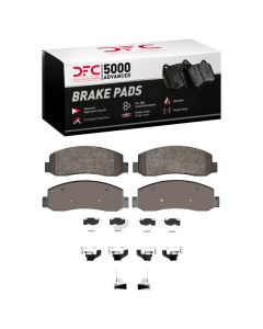 DFC 05-12 Ford F-250 2WD (Super Duty) Front 5000 Advanced Semi Metallic Brake Pads and Hardware Kit - 1551-1069-01