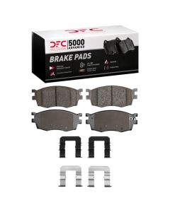 DFC 06-12 Dodge Attitude (Mexico) Front 5000 Advanced Ceramic Brake Pads and Hardware Kit - 1551-1156-01