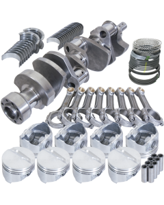Eagle Chevy LT1350 1Pc 3.750in Crank 5.700in I-Beam Rods -7cc 4.030in Pistons Rotating Assembly - 13555L030