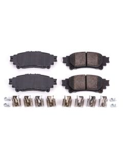 Power Stop 10-15 Lexus RX350 Rear Z17 Evolution Ceramic Brake Pads w/Hardware - 17-1391