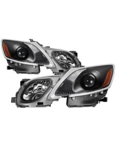 xTune Lexus Gs 06-11 OE Projector Headlights (w/AFS. Hid Fit) Black PRO-JH-LGS06-AFS-AM-BK - 5075888