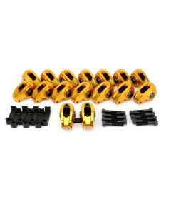 COMP Cams Ultra Gold Arc LS1 Rocker Arm, Aluminum, Gold Finish, 1.6 Ratio, Fits GM LS1 Engines 1997-2004 - 19024-16