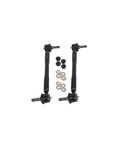 BMR 05-14 S197 Mustang Front Sway Bar End Link Kit - Black - ELK010
