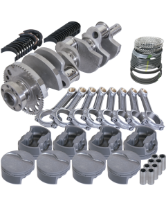 Eagle Chevy LS3 4.000in Crank 58 Tth Rlctor 6.125in I-Beam Rods 4.030in Pistons Rotating Assembly - 629464030