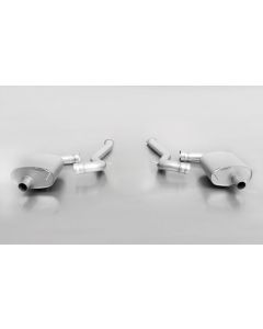 Remus 2015 Ford Mustang Coupe/Cabrio 2.3L Ecoboost Race Axle Back Exhaust (Tail Pipes Req) - 206815 0500LR