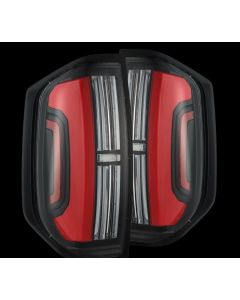 AlphaRex 14-21 Toyota Tundra Nova-Series LED Tail Lights - Black Red - 672052