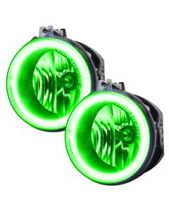 Oracle Dodge Challenger 08-14 LED Waterproof Fog Halo Kit - Green - 1253-004