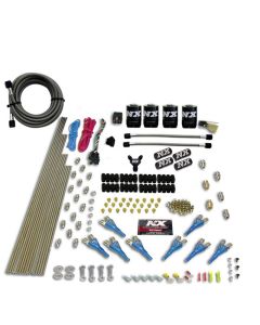 Nitrous Express 8 Cyl Shark Direct Port 4 Solenoids Nitrous Kit (200-600HP) w/o Bottle - 90006-00