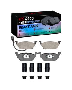 DFC 99-10 Volkswagen Golf Front 4000 HybriDynamic Brake Pads and Hardware Kit - 4000-0768-11