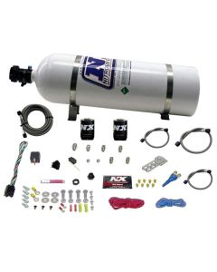 Nitrous Express GM EFI Race Single Nozzle Nitrous Kit (100-250HP) w/15lb Bottle - 20118-15