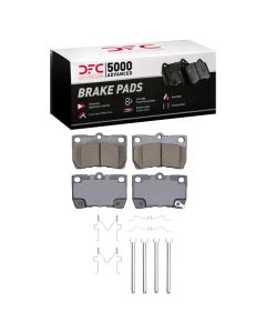 DFC 06-13 Lexus IS250 Rear 5000 Advanced Ceramic Brake Pads and Hardware Kit - 1551-1113-02