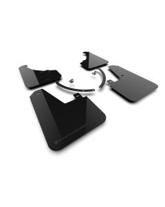 Stylish RAL UR Black Flap with Dark Grey Logo