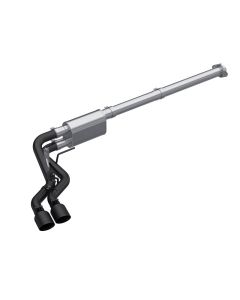 MBRP Black Coated 2.5" Dual Pre-Axle Race Profile 3" Catback Ford F-150 Ecoboost 2021-2022- MBRP-S52