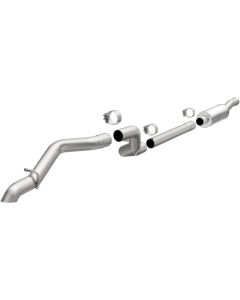 MagnaFlow Cat Back 2018 Jeep Wrangler 2.0L Rock Crawler Series Single Exit Stainless Exhaust - 19428