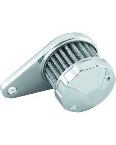 Bikers Choice Chrome Crankcase Breather With Mount 3/8 Hose Custom - 603512