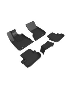 3D Maxpider 13-18 Maserati Ghibli Kagu Floor Mat- Black R1 R2 - L1MR00701509