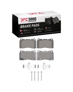 DFC 04-21 Cadillac STS Front 5000 Advanced Low Metallic Brake Pads and Hardware Kit - 1551-1001-07