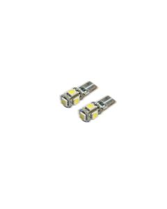 Oracle T10 5 LED 3 Chip SMD Bulbs (Pair) - Amber - 4801-005