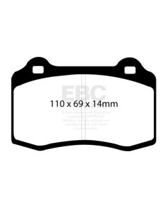 EBC 03-07 Volvo S60 2.5 Turbo R Greenstuff Rear Brake Pads - DP21140