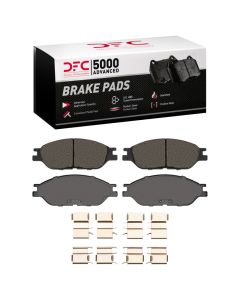 DFC 99-03 Ford Windstar Front 5000 Advanced Semi Metallic Brake Pads and Hardware Kit - 1551-0803-01