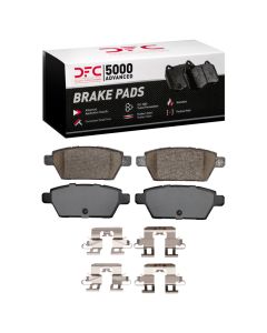 DFC 06-13 Ford Fusion Rear 5000 Advanced Ceramic Brake Pads and Hardware Kit - 1551-1161-01