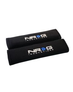 Comfortable NRG Seat Belt Pads - Black, 2-Piece Set