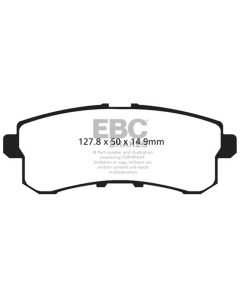 EBC 11-13 Infiniti QX56 5.6 Greenstuff Rear Brake Pads - DP61876