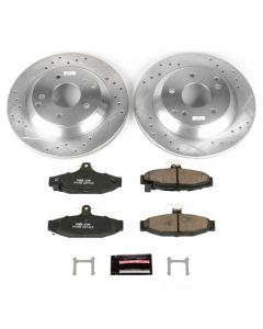 Power Stop 88-96 Chevrolet Corvette Rear Z23 Evolution Sport Brake Kit - K1523