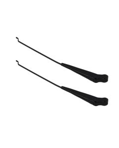 Kentrol 68-86 Jeep Windshield Wiper Arms Pair CJ - Powdercoat Black - 50544