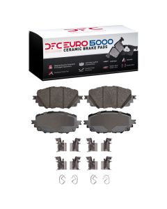 DFC 16-25 Mazda MX-5 Miata Front Euro 5000 Ceramic Brake Pads and Hardware Kit - 1600-1903-01