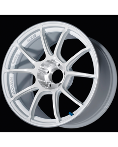 Advan RZIII 18x9.5 / +45 Offset / 5x120 BC / 72.5mm Bore / Racing White Metallic & Diamond Cut - YAJ38J45WWMC