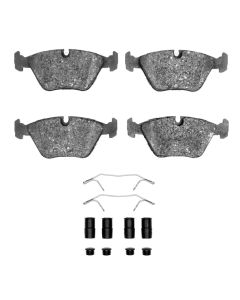 DFC 89-91 Audi 100 Quattro Front 5000 Advanced Low Metallic Brake Pads and Hardware Kit - 1551-0394-02