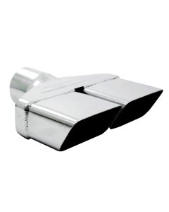 MBRP T304 Stainless Steel 8 x 2.5" ID Rectangle 2.5" O.D. Inlet 8 1/4" Length Exhaust Tip- MBRP-T511