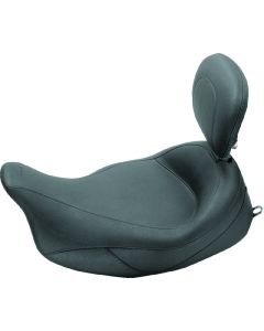 Mustang 08-21 Harley Electra Glide Std,Rd Glide,Rd King,Str Glide Touring Solo Seat - Black - 79446