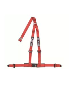 Sparco Red 2 Inch 3 Point Bolt-In Belt- SPAR-04608BV1RS