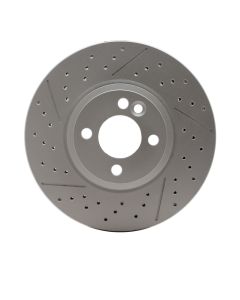 DFC 07-15 Mini Cooper (Excl Clubman) Front Drilled GeoSPEC Coated Rotor and Slotted - 634-32006