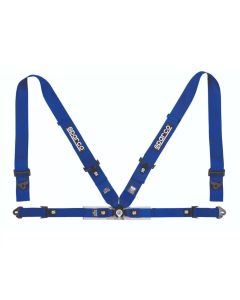Sparco Blue 4 Point 3 Inch| 2 Inch Competition Harness Belt- SPAR-04716M1AZ